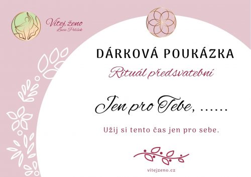 Dárková poukázka - ukázka